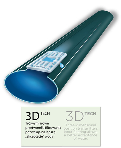 Taśma kroplująca 16/8mil/1,1l/h/40cm HIRRO DRIP 1000m 2