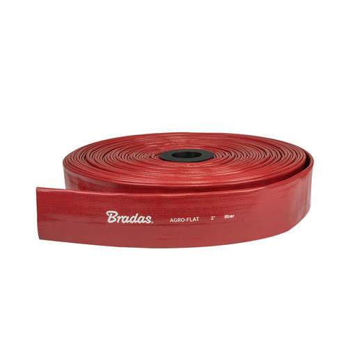 Wąż płaski IRRIGATION AGRO-FLAT PVC W.P.8 / B.P.24 Bar - 1 1/2"- 30m RED 3