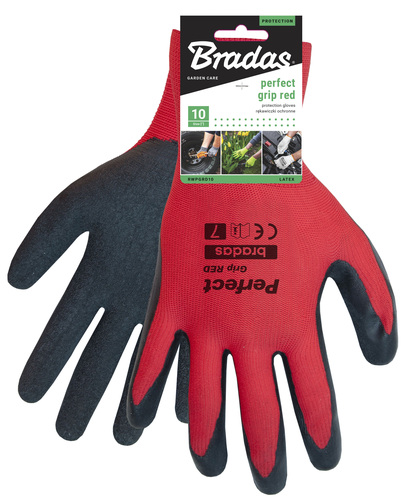 Rękawice ochronne PERFECT GRIP RED lateks, rozmiar 9 2