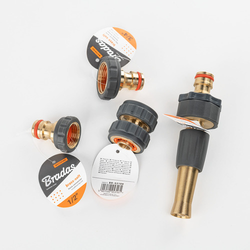 BRASS SOFT Nypel do łączenia szybkozłączy 2