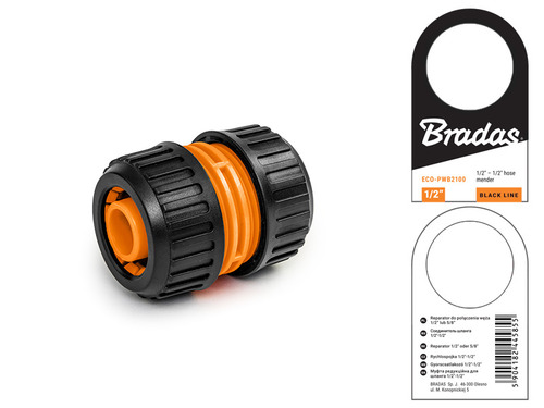 BLACK LINE Reparator do węża 1/2" z etykietą 2