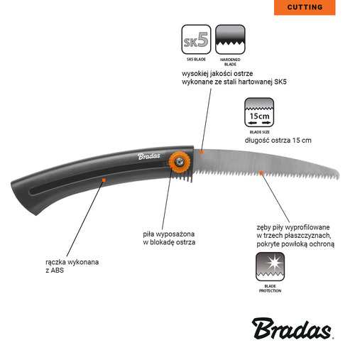 Piła składana V-SERIES-P HANDY - ostrze 15 cm 3