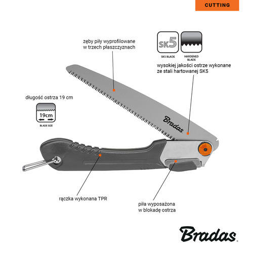 Piła składana V-SERIES-P PRO ostrze 19 cm 3