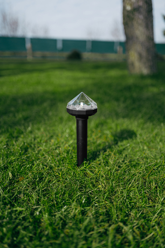 Solarny odstraszacz na krety i gryzonie- diament LED / ABS 2