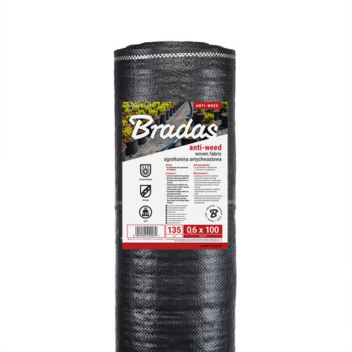 Agrotkanina antychwastowa BLACK 135g, 1,6 x 50m 2
