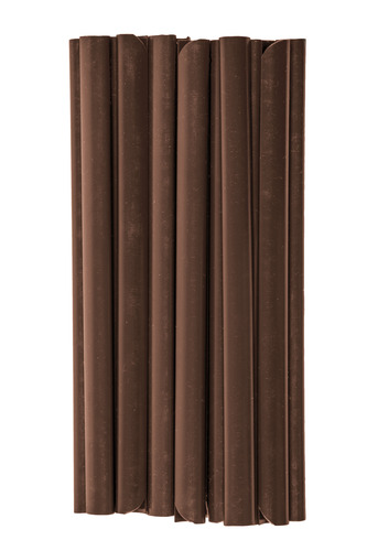 Klipsy do taśm ogrodzeniowych 450g - brązowe 2