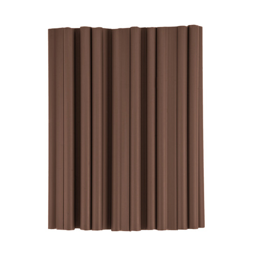 Klipsy do taśm ogrodzeniowych SOLID-  brązowe 19cm / 20szt. 2