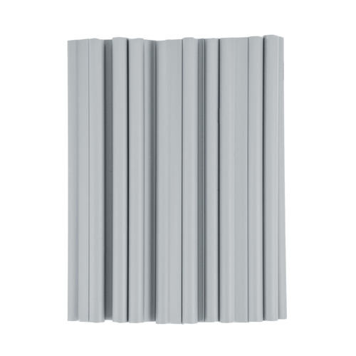 Klipsy do taśm ogrodzeniowych SOLID-  jasnoszary 19cm / 20szt. 2
