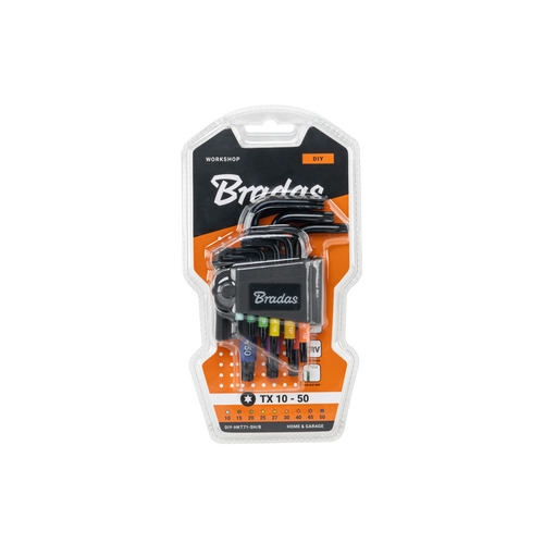 Zestaw kluczy TORX TX 10-50 9 szt. multicolour / short 2
