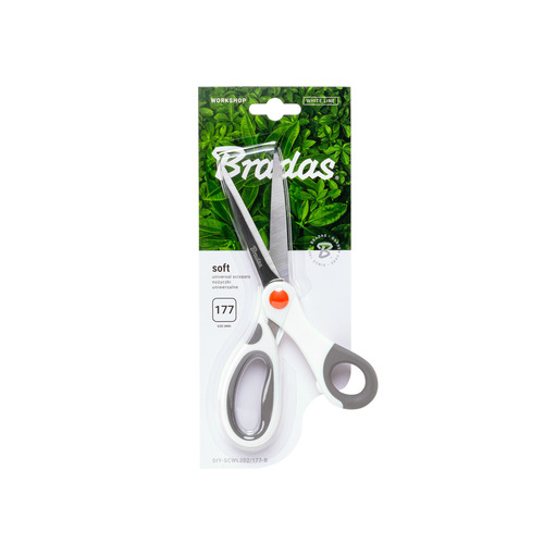 Nożyczki uniwersalne SOFT 177 mm WHITE LINE 2