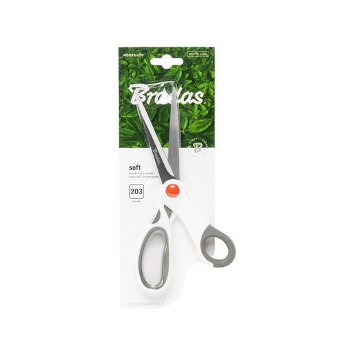 Nożyczki uniwersalne SOFT 203 mm WHITE LINE 2