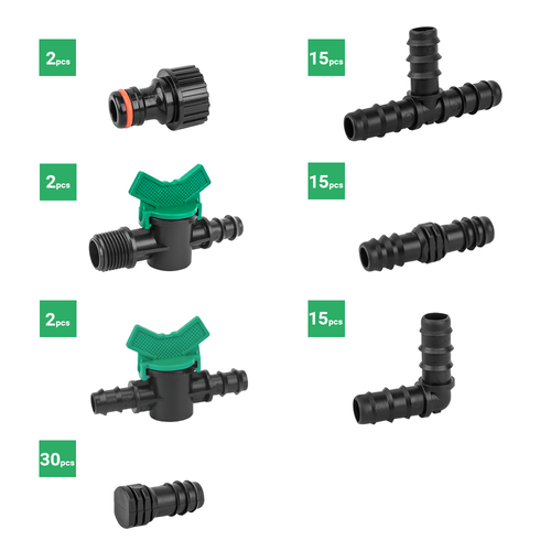 Zestaw akcesoriów do linii kroplującej 16mm - 81 szt. 2