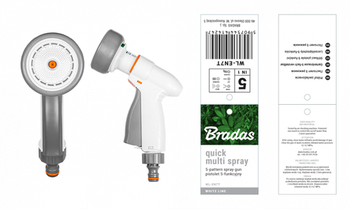 WHITE LINE Pistolet  QUICK MULTI SPRAY do zraszania, regulowany 2