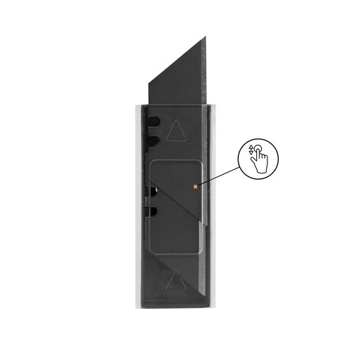 Wymienne ostrza trapezowe 19 mm BLACK 10 sztuk  2