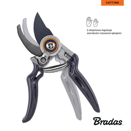 Sekator V-SERIES ostrze mijające, stal SK5 ALU 2