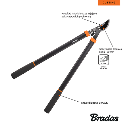 Sekator V-SERIES do gałęzi, ostrze mijające 2