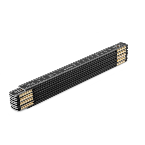 Miara składana ALUMINIUM 2m sprężyna / kolor czarny  2