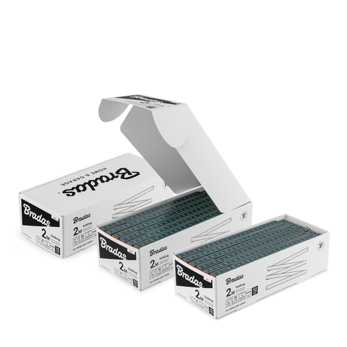 Miara składana DREWNIANA 2m sprężyna / kolor zielony box 4