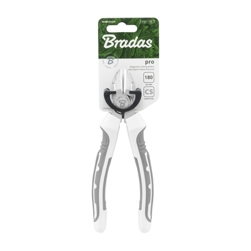  Szczypce tnące boczne PRO 180 mm niklowane WHITE LINE  3