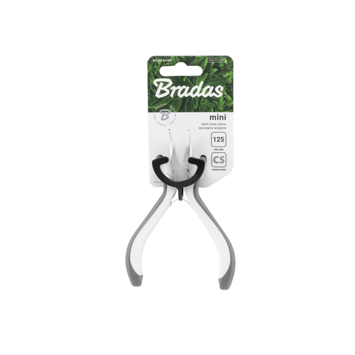 Szczypce wygięte MINI 125 mm niklowane WHITE LINE  3