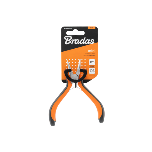 Szczypce wygięte MINI 125 mm niklowane HOME & GARAGE  3