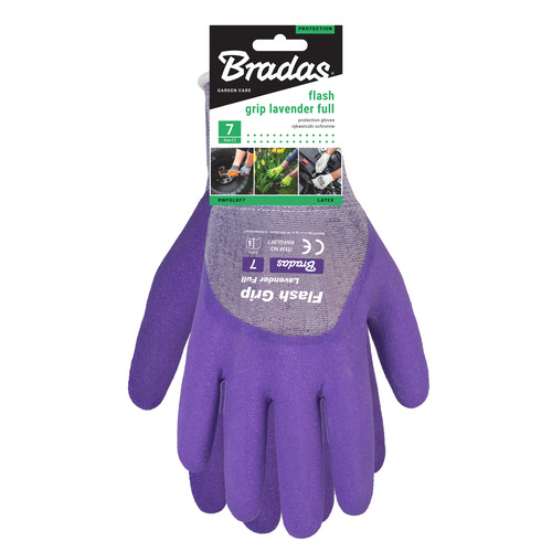 Rękawice ochronne FLASH GRIP LAVENDER FULL, rozmiar 8 2