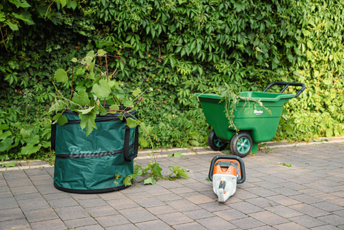 Taczka ogrodowa HANDY-GO 90L zielona  4