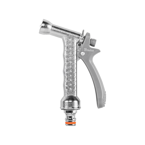 Pistolet 3-funkcyjny GALAXY WHITE LINE / metalowy / srebrny / karta  5