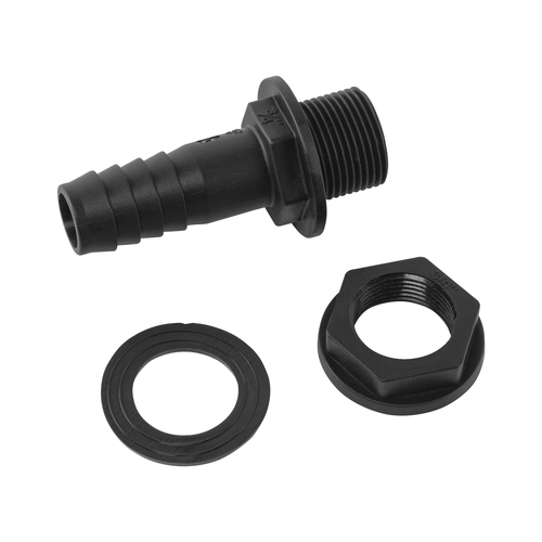 Przepust / przyłącze proste do zbiornika  3/4" - 3/4" woreczek 3