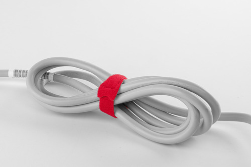 Wielofunkcyjna opaska - rzep TR 10 x 100 mm red - 10 sztuk 2