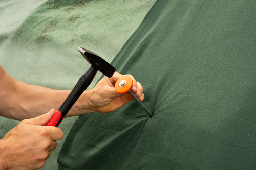 Szpilka mocującą 30 cm prosta/głdka + plastic hook/zestaw 20 szt. ZESTAW 2