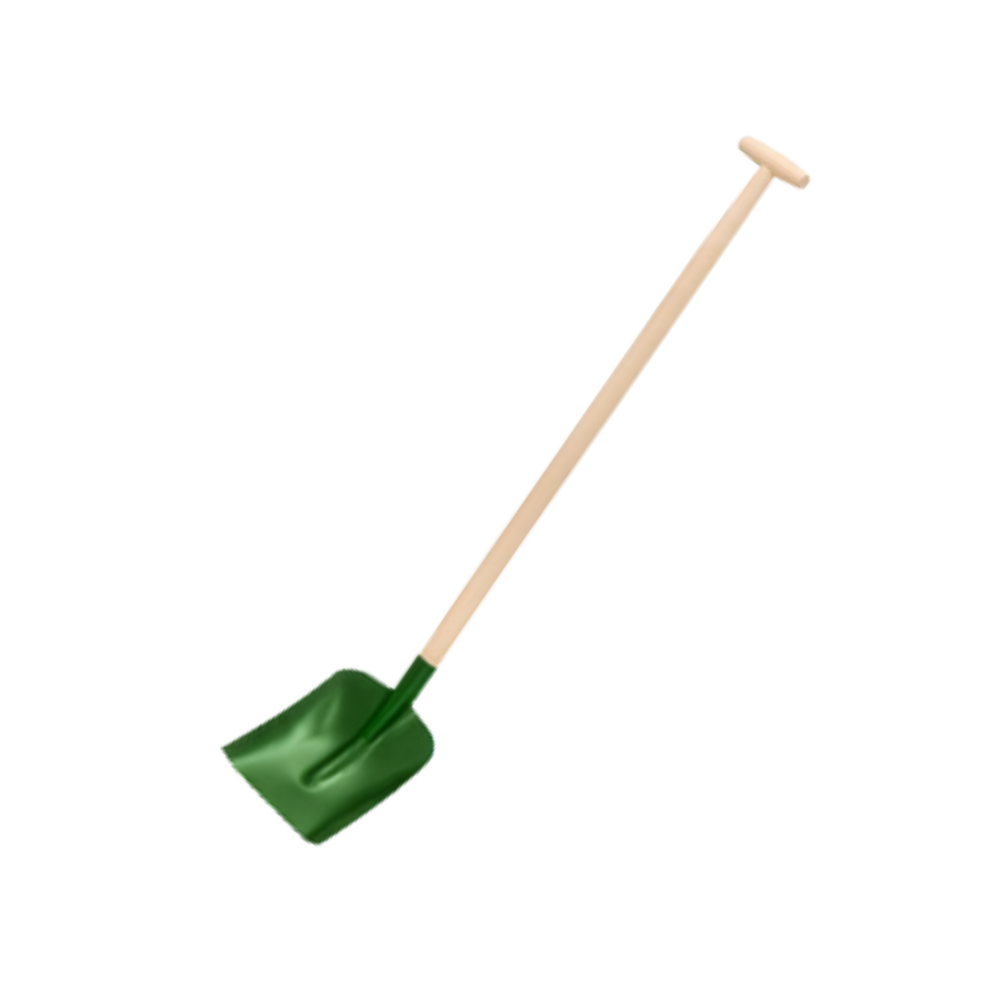 Łopata do piasku oprawna "T" 100 cm 1