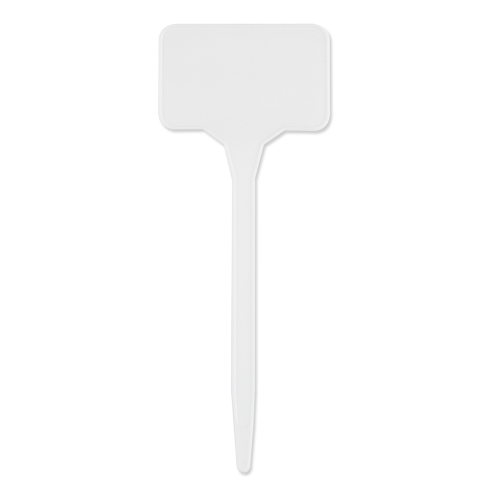 Tabliczka do roślin 15x5,5cm 10 sztuk WHITE  1
