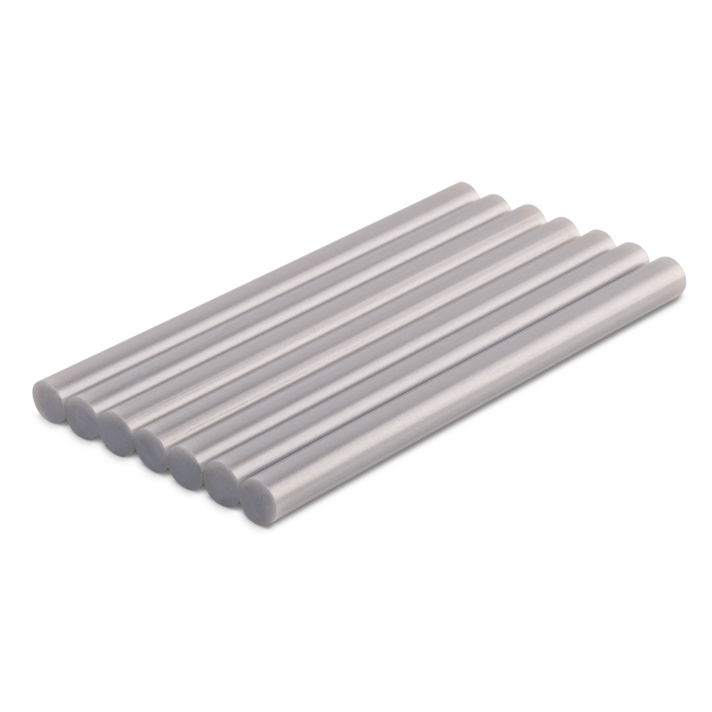 Klej na gorąco - wkłady do pistoletu 7 szt. 11x150 mm metaliczny srebrny  1