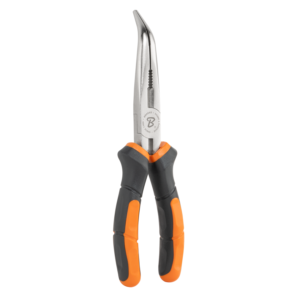 Szczypce wygięte MASTER GRIP 200 mm niklowane HOME & GARAGE  1