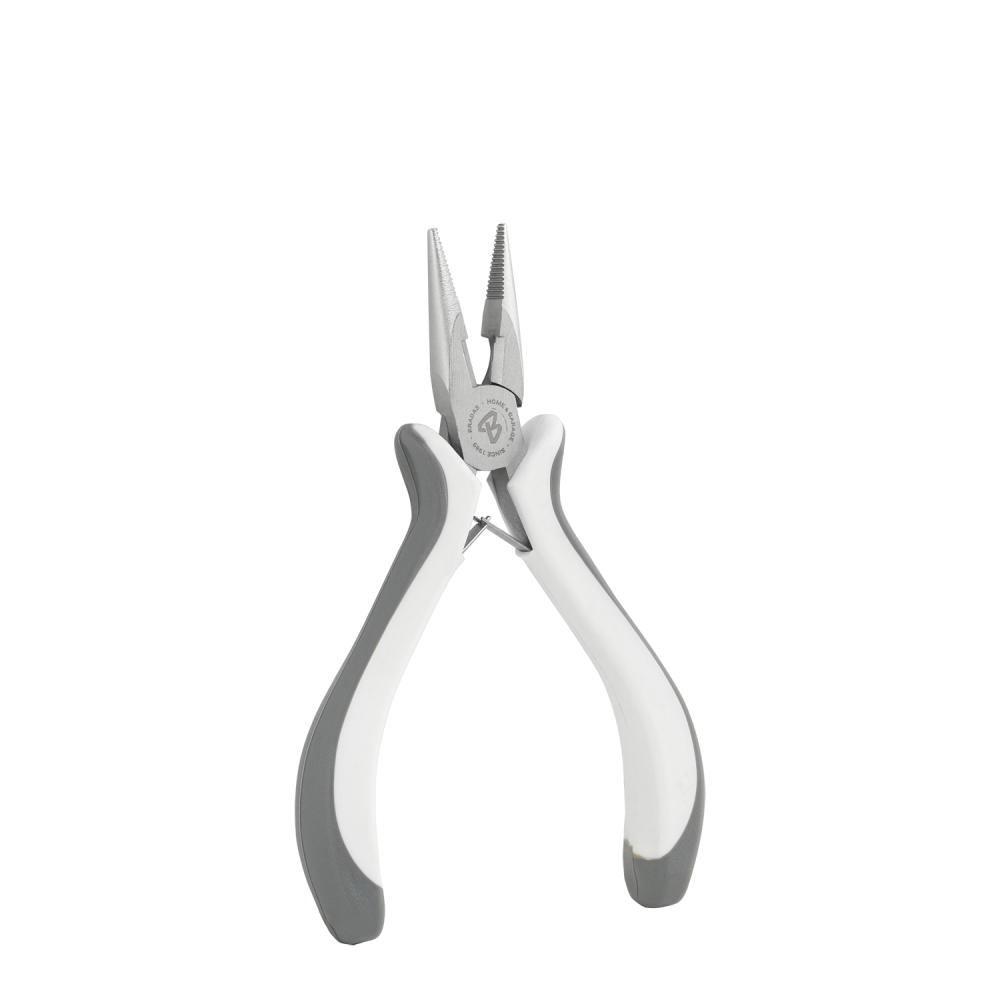 Szczypce proste MINI 125 mm niklowane WHITE LINE  1