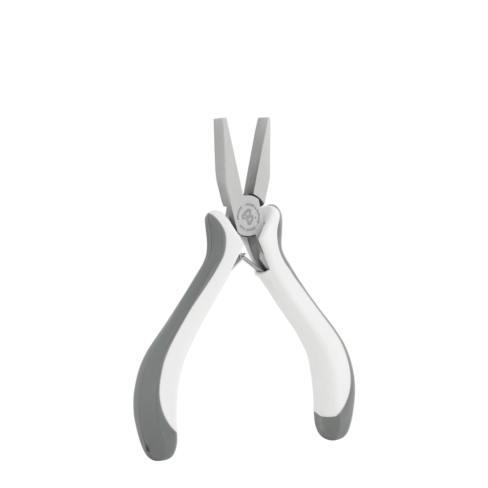 Szczypce płaskie MINI 125 mm niklowane WHITE LINE  1