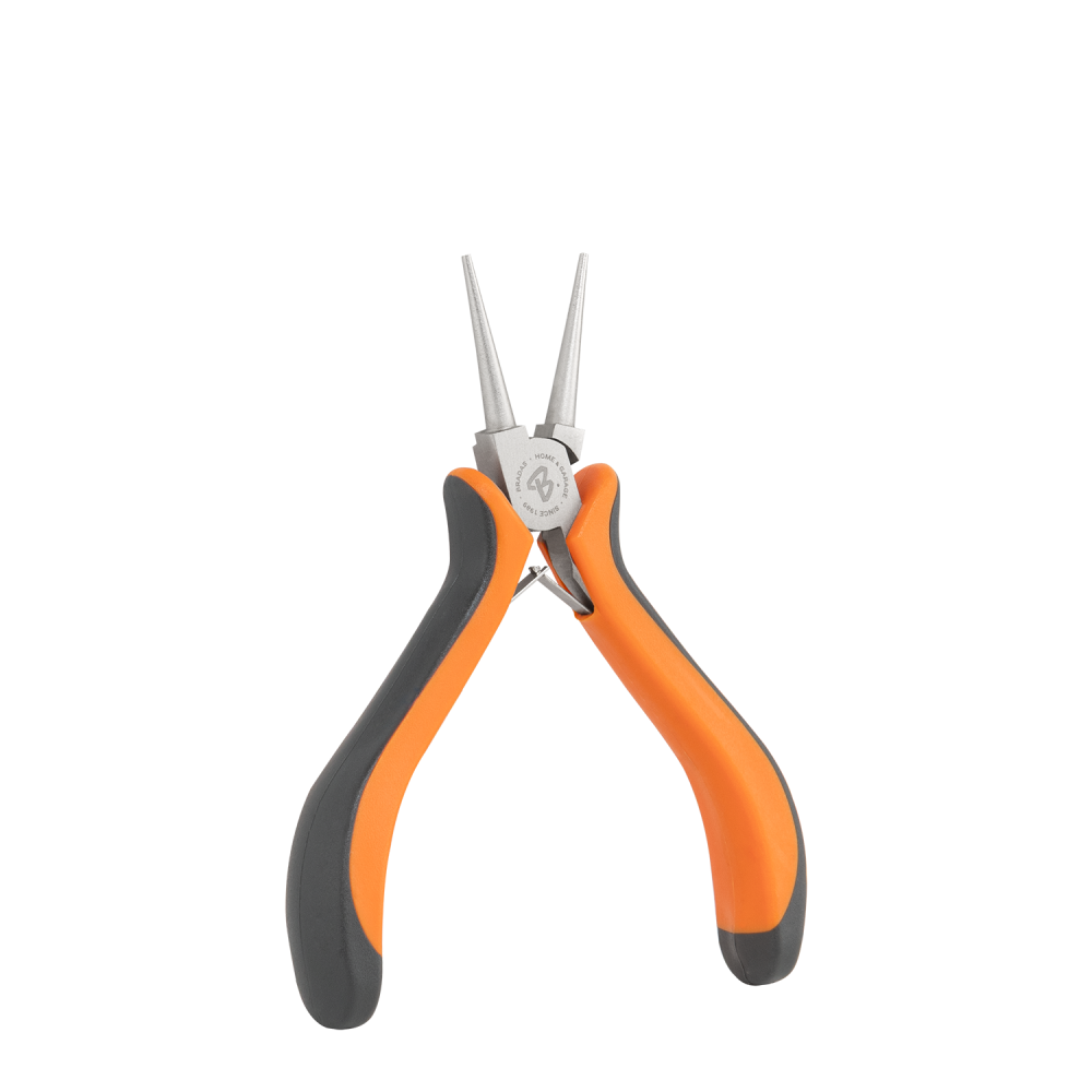 Szczypce okrągłe MINI 130 mm niklowane HOME & GARAGE  1
