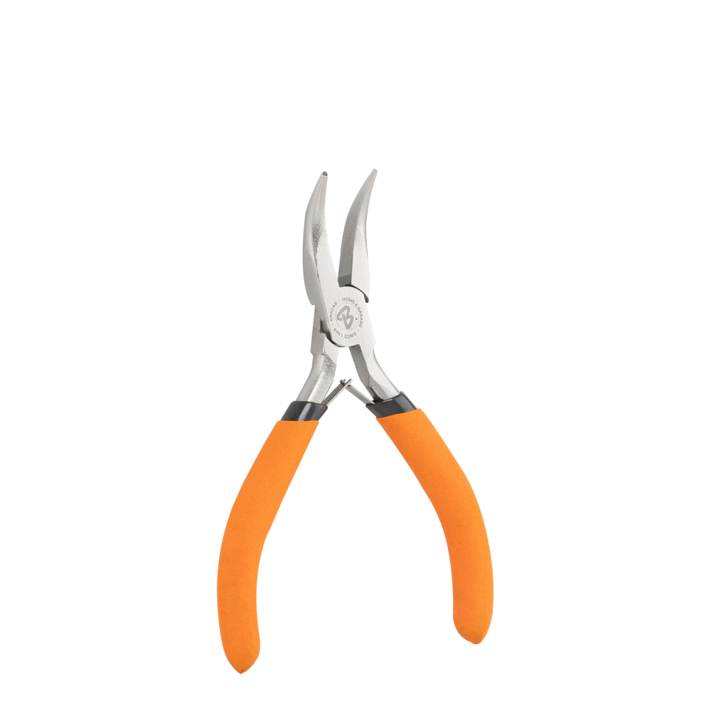 Szczypce wygięte CLASSIC MINI 125 mm niklowane HOME & GARAGE  1