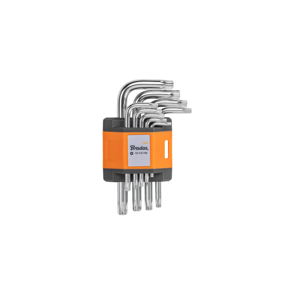 Zestaw kluczy TORX T10 - T50 9 szt. / Krótkie 1