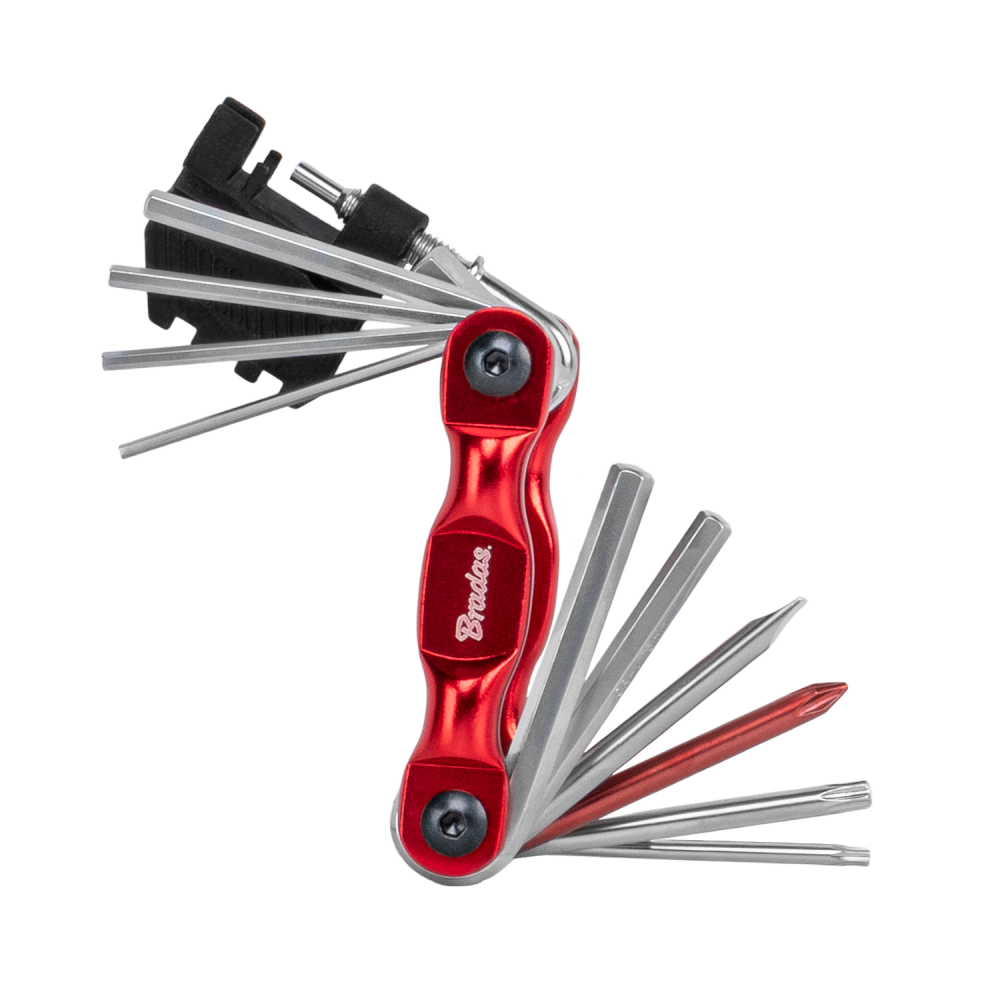 Rowerowy Multitool składany zestaw kluczy w etui 16 szt. / krótkie  1