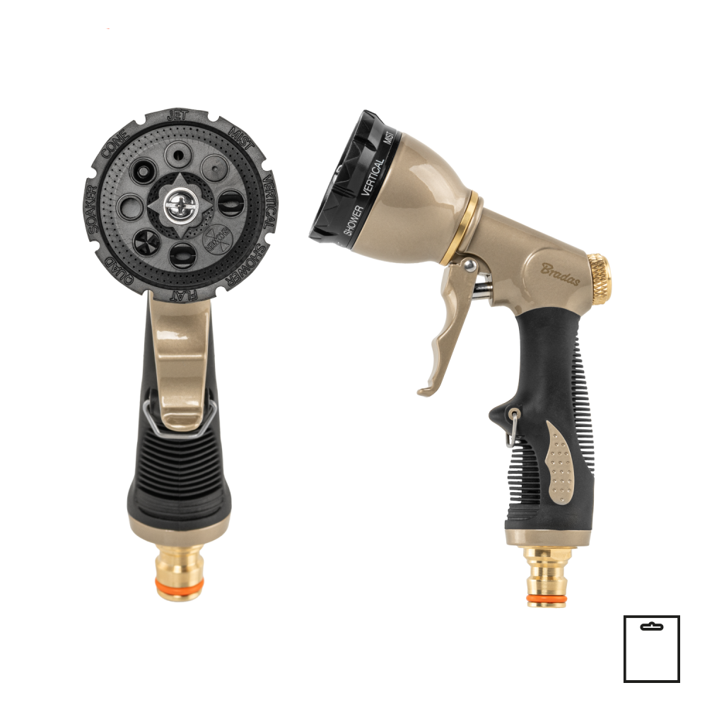 Pistolet 8-funkcyjny AQUA LUX SOFT Dusty Gold  1