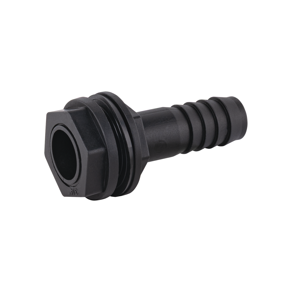 Przepust / przyłącze proste do zbiornika  3/4" - 3/4" woreczek 1