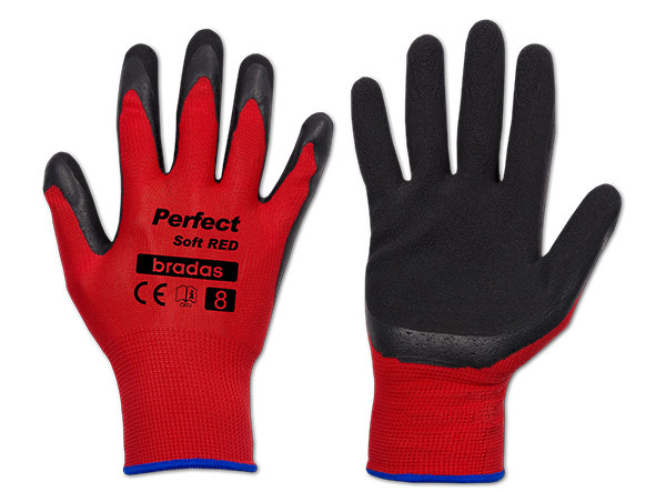 Rękawice ochronne PERFECT SOFT RED lateks, rozmiar 10 1