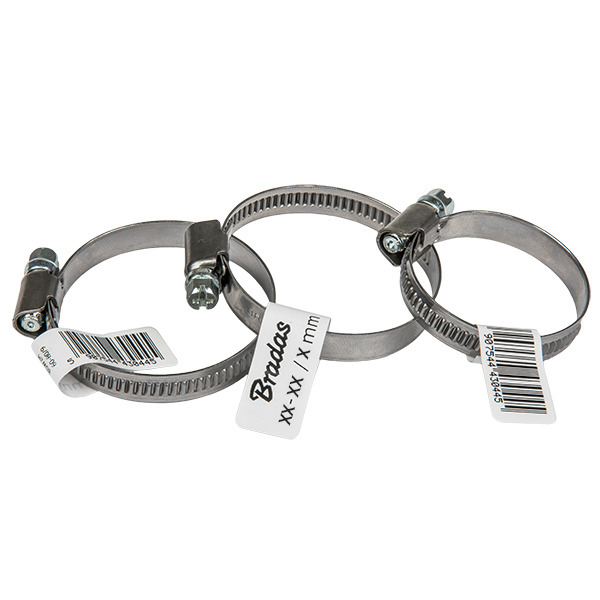 Opaska ślimakowa nierdzewna BRADAS 25-40mm metka 1