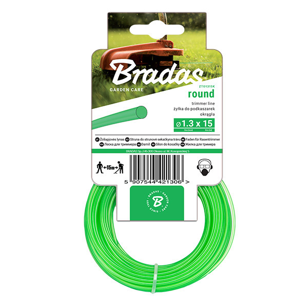 Żyłka TRIMMER, okrągła, karta 2,7mm x 100m 1