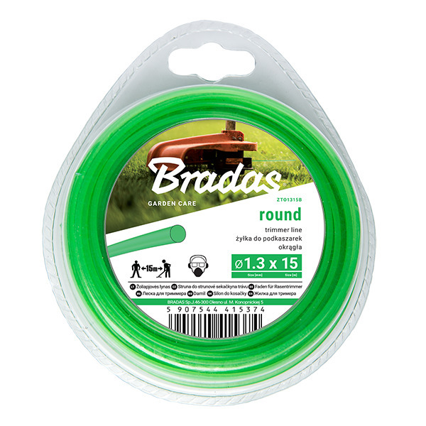 Żyłka TRIMMER, okrągła, blister 3,0mm x 15m 1