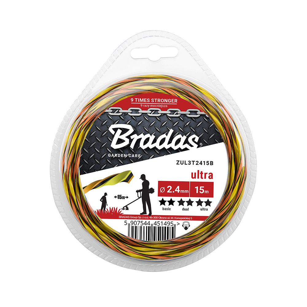 Żyłka ULTRA L3 twist, 1,6x15m / blister 1