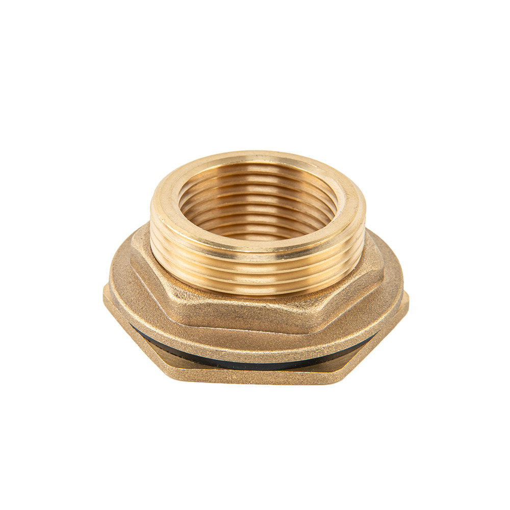 Przepust zbiornika GW 1/2" - GZ 3/4" z nakrętką z GW 3/4" oraz uszczelką 1