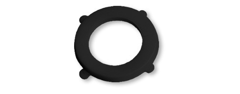 BLACK LINE Uszczelka do przyłącza 1/2" BLACK - 50szt. 1